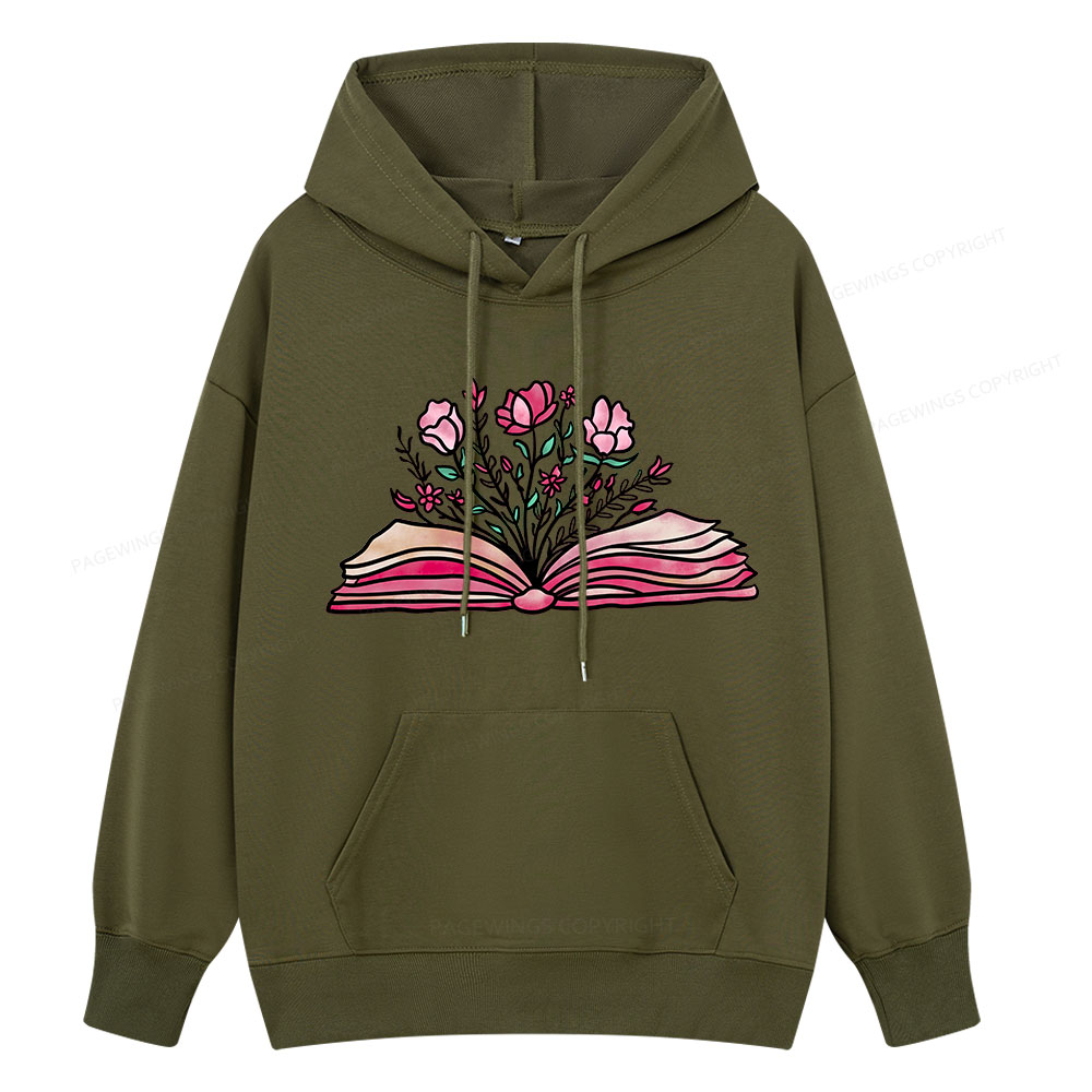 Pagewings Booktrovert Definition Funny Book Lover Png Unisex Classic Hoodie