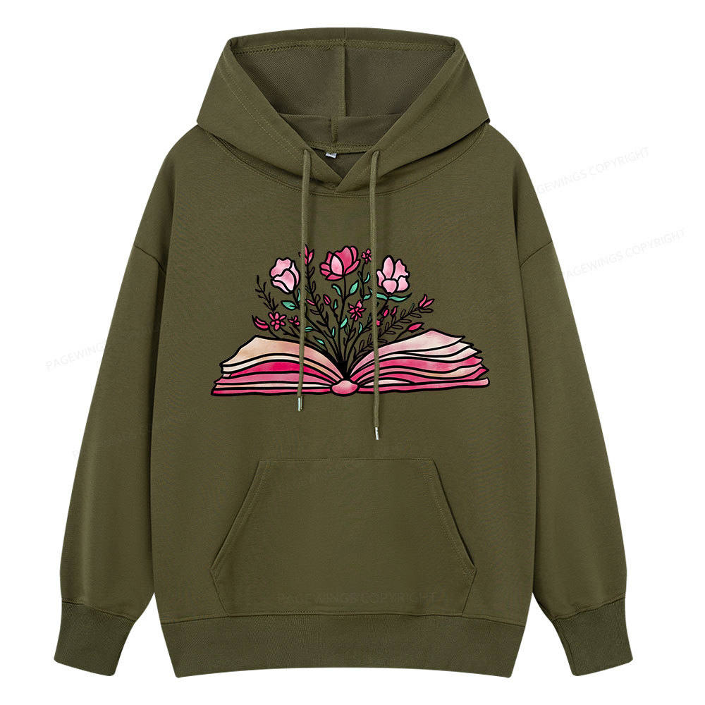 Pagewings Booktrovert Definition Funny Book Lover Png Unisex Classic Hoodie