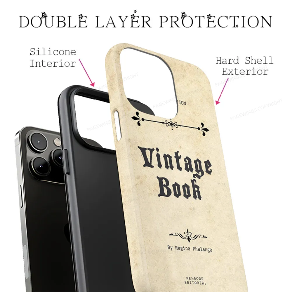 Pagewings Vintage Book Phone Case