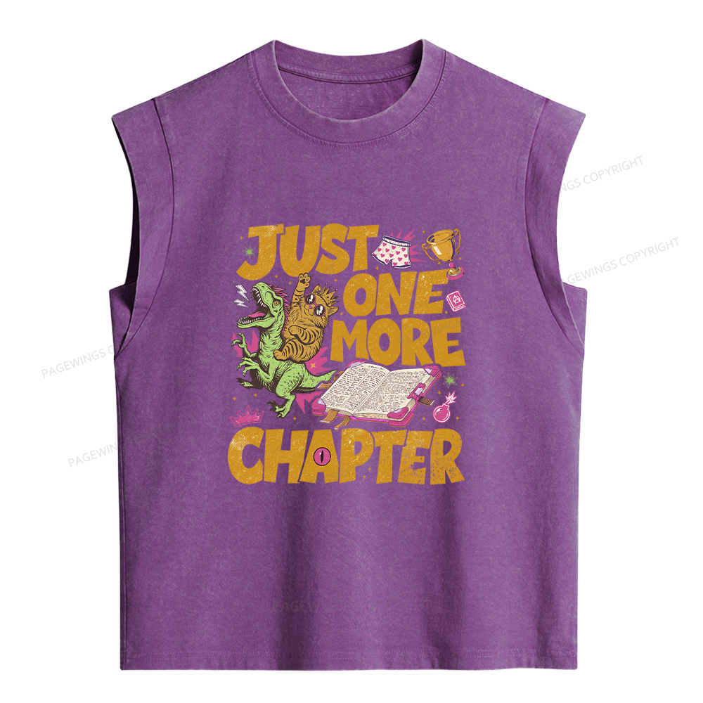 Pagewings One More Chapter Women's Washed Tank Top