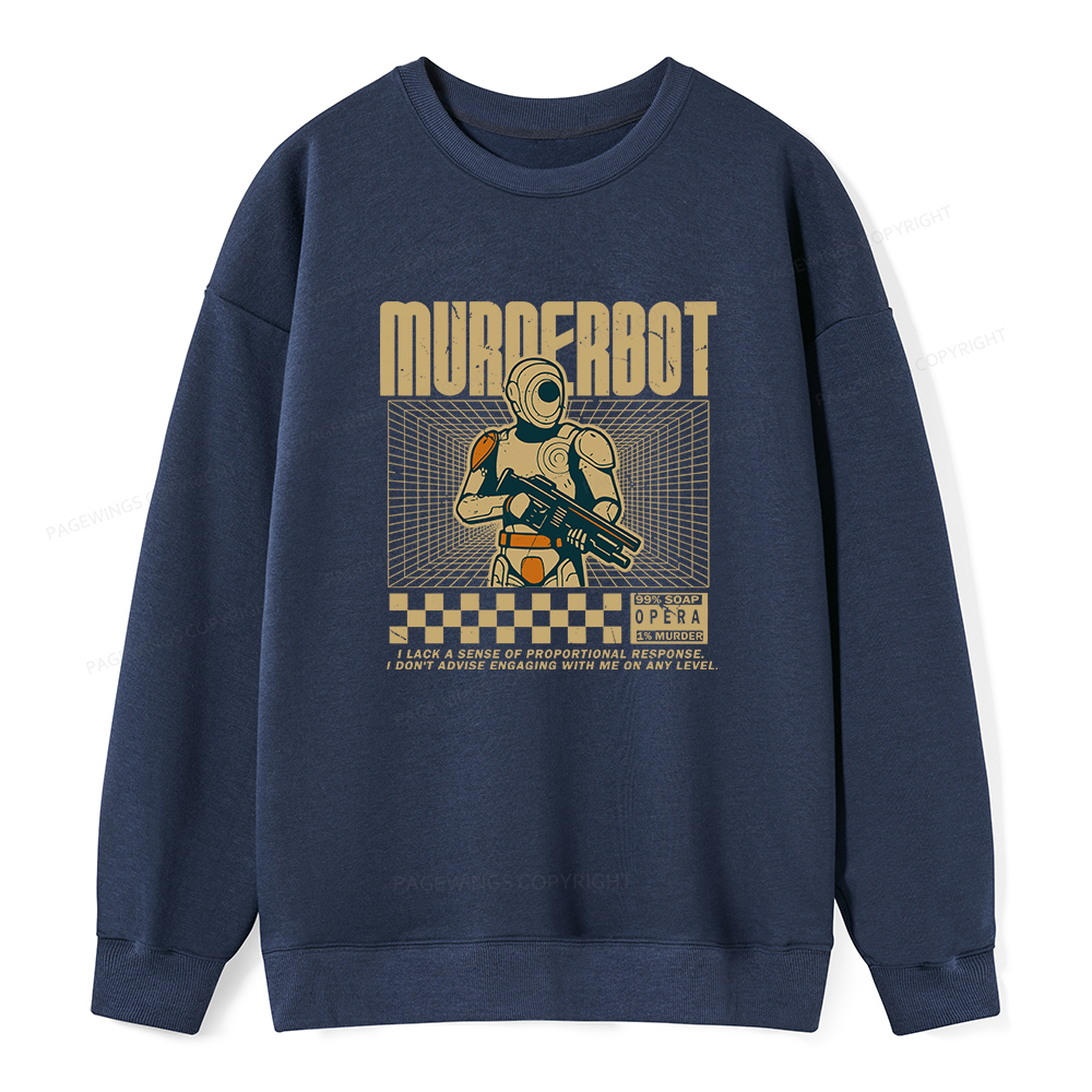 Pagewings Sci-Fiction Robot Hobby Unisex Classic Sweatshirt