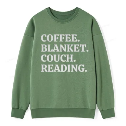 Pagewings Coffee Blanket Couch Reading Unisex Classic Sweatshirt