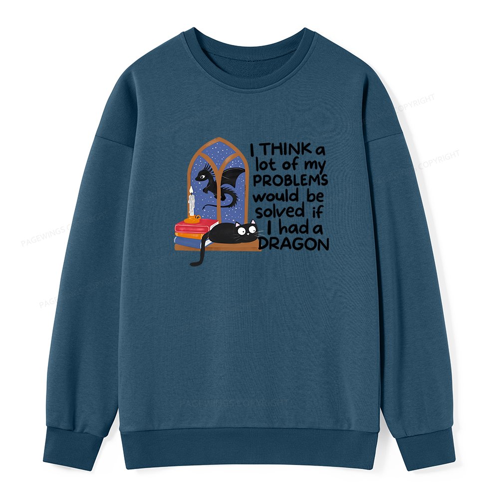 Pagewings If I Had A BookDragon Unisex Classic Sweatshirt