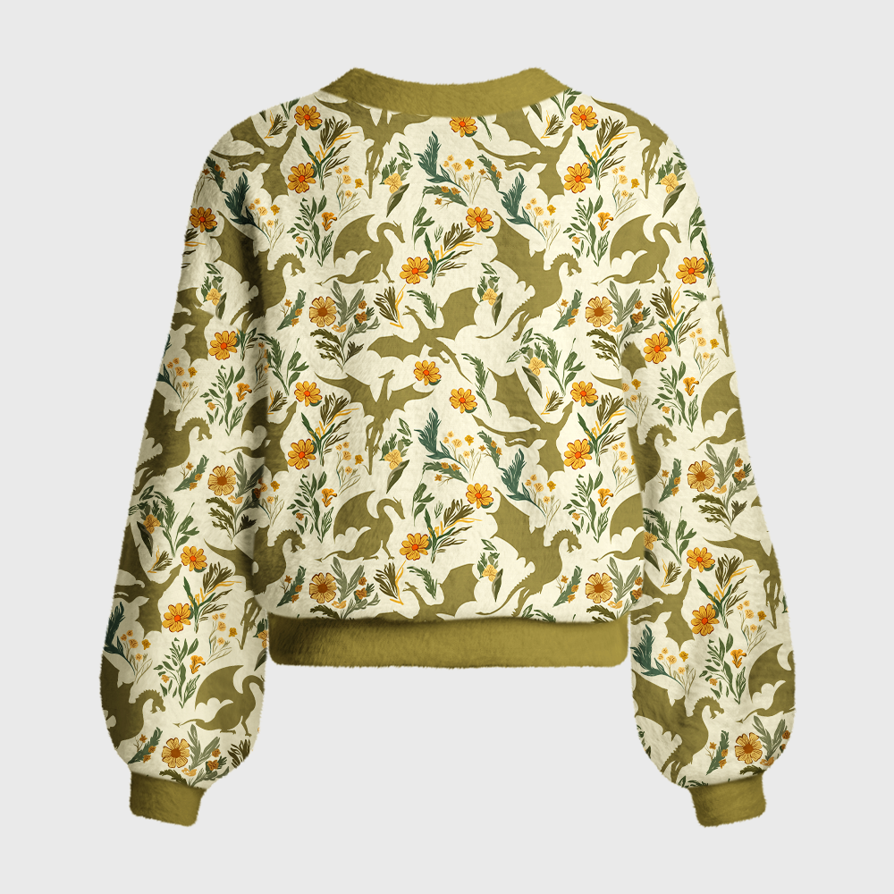 Pagewings Fantasy Bookish Women's Cardigan Sweater