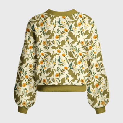 Pagewings Fantasy Bookish Women's Cardigan Sweater