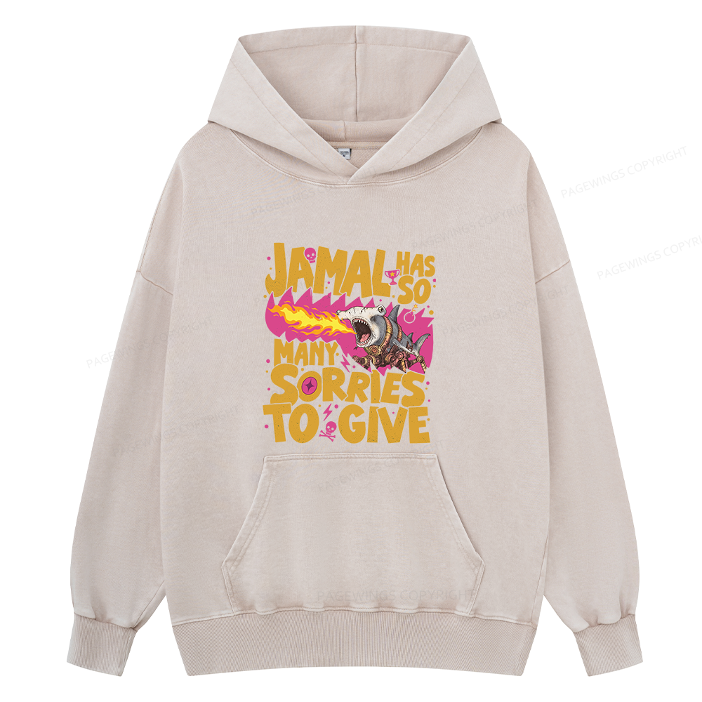 Pagewings Sci-Fi Novel Lover Unisex Washed Hoodie
