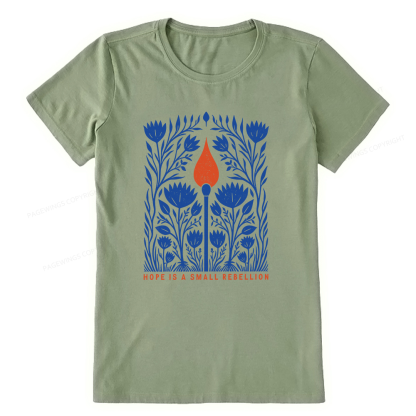 Pagewings Hope Is A Small Rebellion Unisex Classic T-shirt