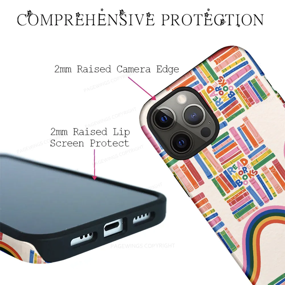 Pagewings Read More Books Phone Case