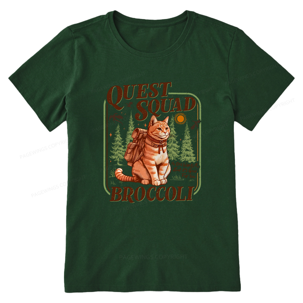 Pagewings Quest Squad Broccoli Unisex Classic T-shirt