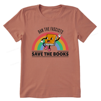 Pagewings Ban The Fascists Save The Books Shirt Unisex Classic T-shirt