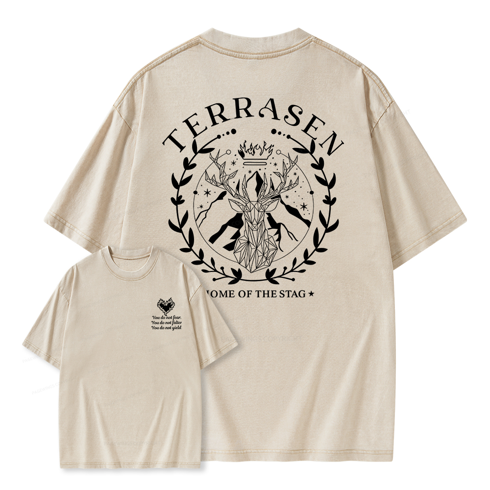 Pagewings Terrasen Unisex Washed T-shirt