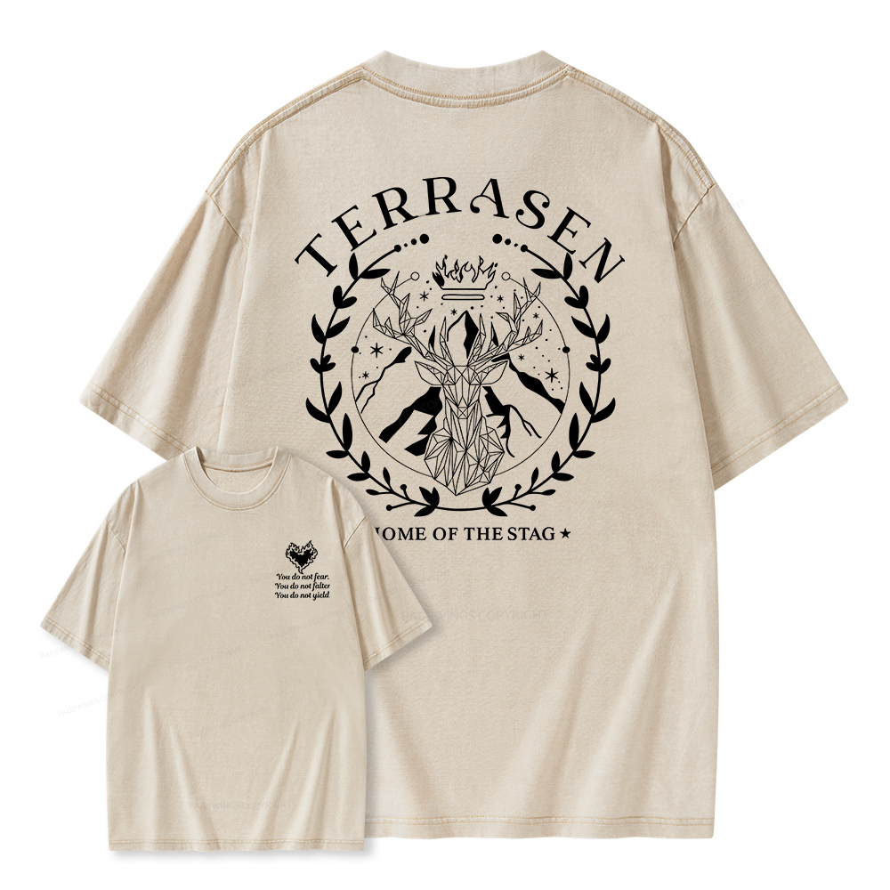 Pagewings Terrasen Unisex Washed T-shirt