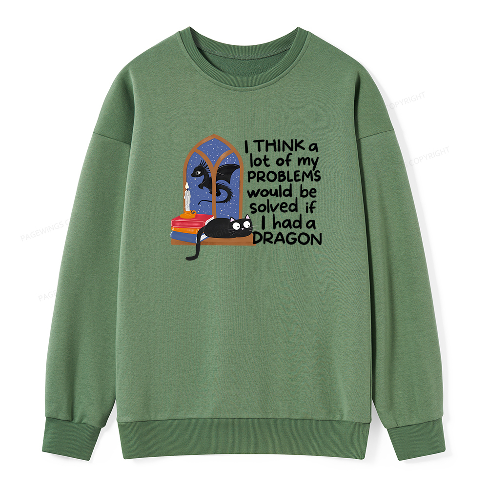 Pagewings If I Had A BookDragon Unisex Classic Sweatshirt