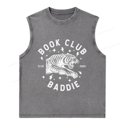 Pagewings Book Club Unisex Washed Tank Top