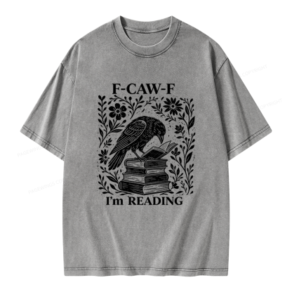 Pagewings I'm Reading Unisex Washed T-shirt