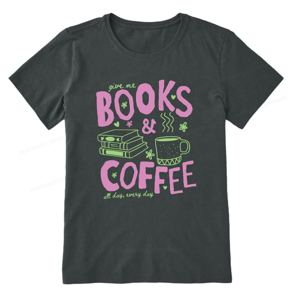 Pagewings Books and Coffee Unisex Classic T-shirt