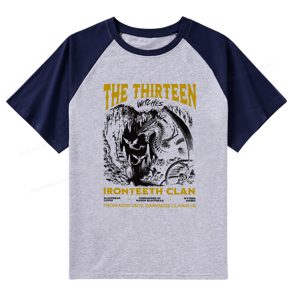 Pagewings The Thirteen Raglan T-shirt