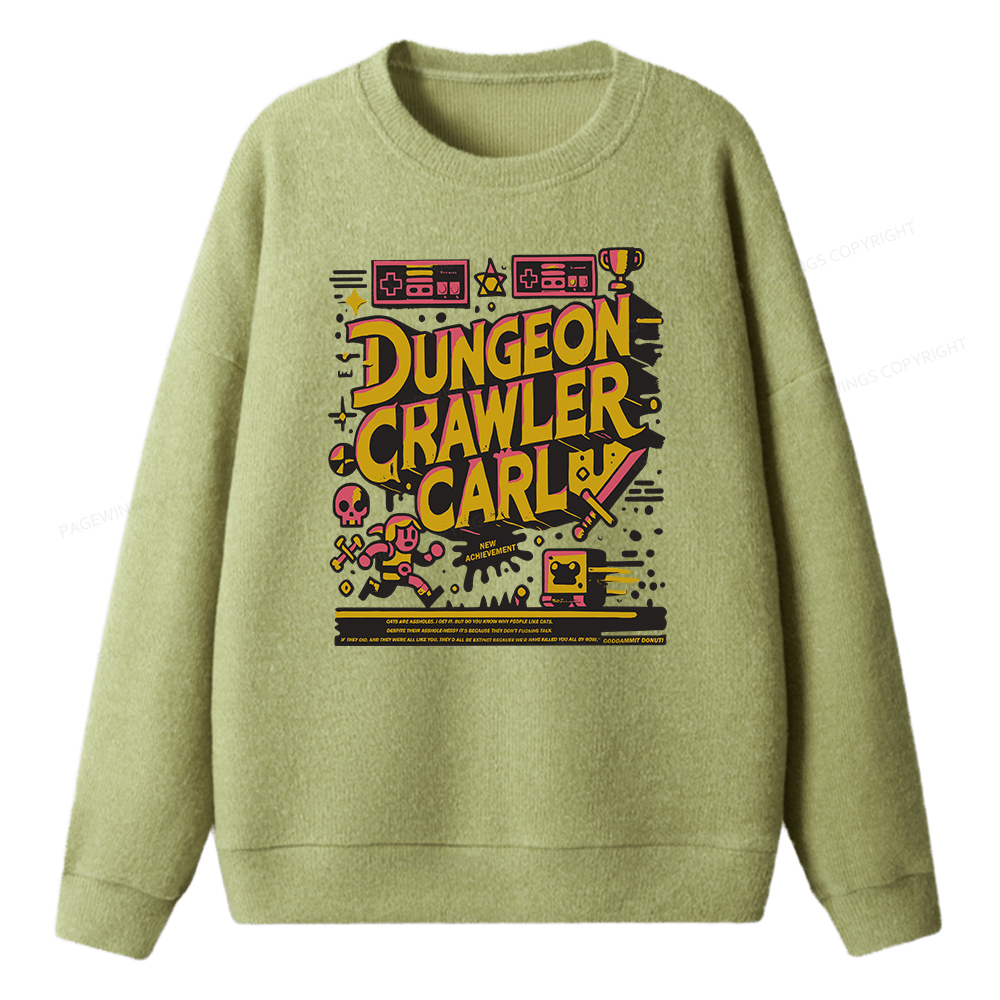 Pagewings Book New Achievement  Unisex Knit Sweatshirt
