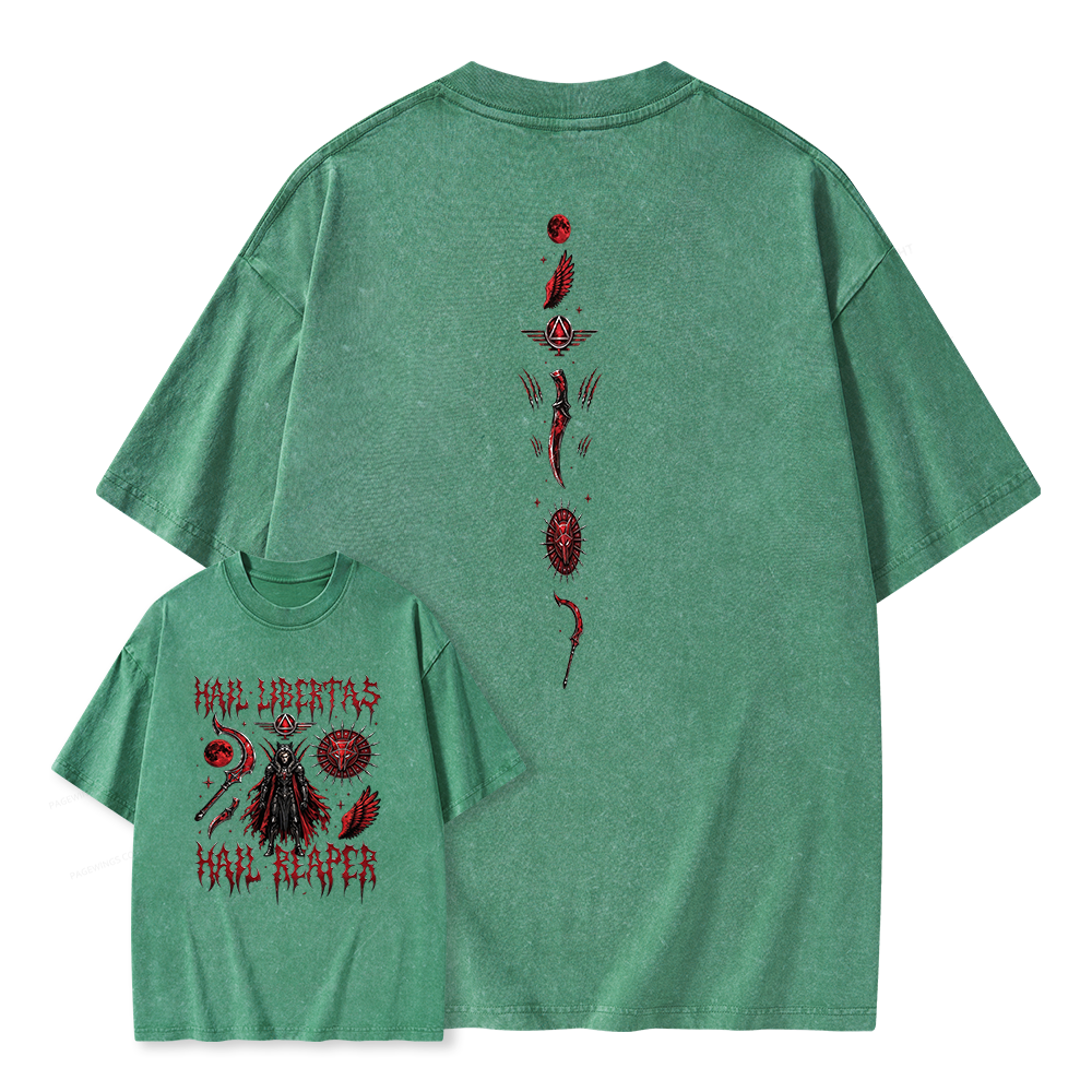 Pagewings Sci Fi Bookish Unisex Washed T-shirt