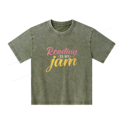 [Copy]Pagewings cool kids read books Unisex Kids Washed T-shirt