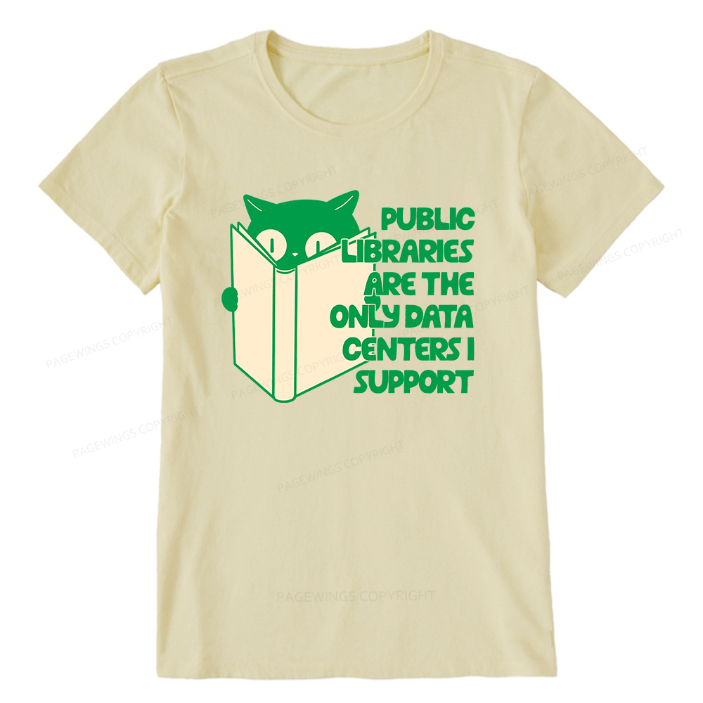 Pagewings Public Libraries are the Only Data Centers Unisex Classic T-shirt