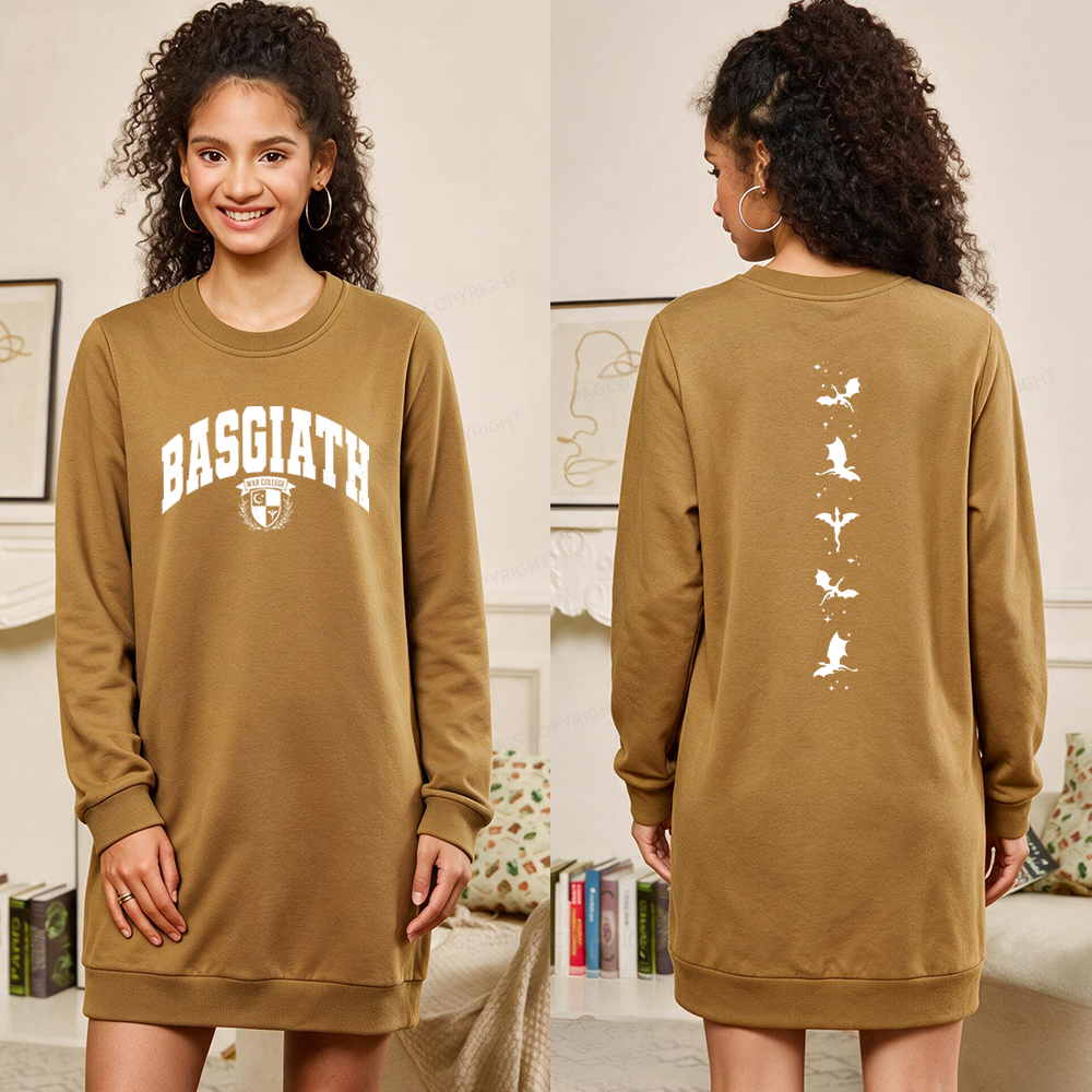 Pagewings Fantasy Bookish Sweatshirt Dress