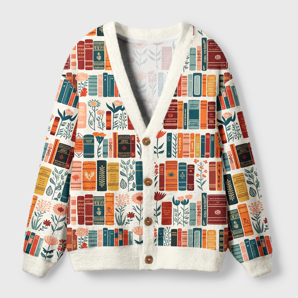 Pagewings Bookish Light Knit Unisex Cardigan Sweaters