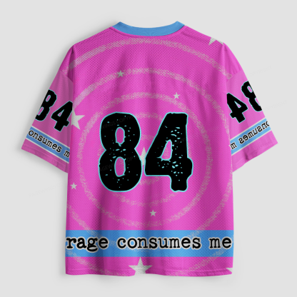 Pagewings Rage Consumes Me Unisex Mesh Jersey