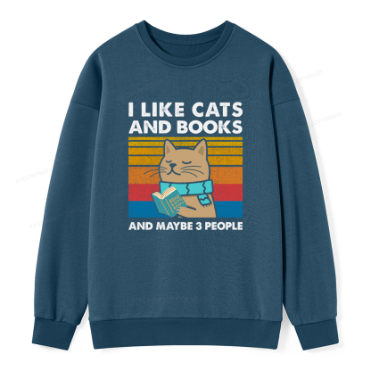 Pagewings Like Book And Maybe 3 People Unisex Classic Sweatshirt