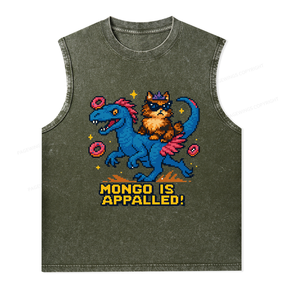 Pagewings Mongo Is Appalled Washed Tank Top