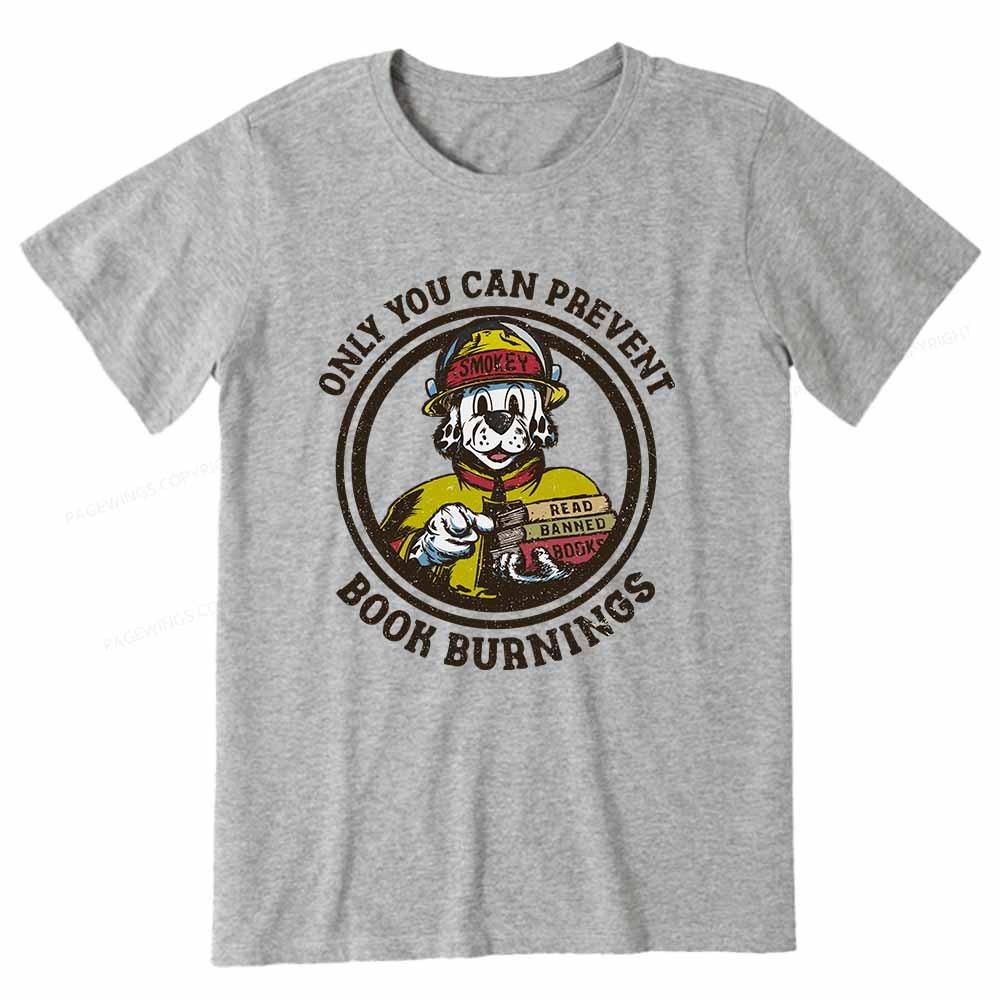 Pagewings Prevent Book Burnings Unisex Classic T-shirt