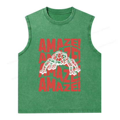 Pagewings Amaze Space Unisex Washed Tank Top