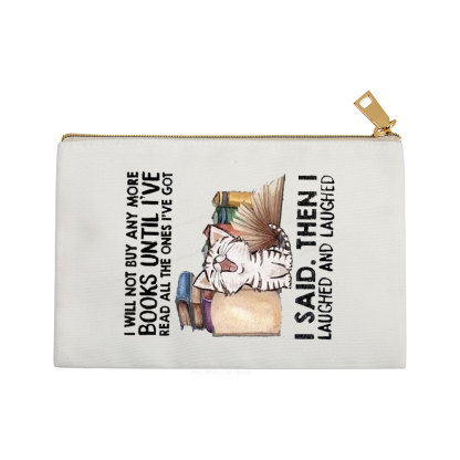 Pagewings I Will Not Buy Any More Books Pouch