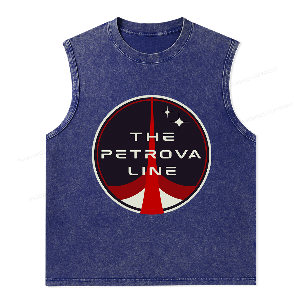Pagewings The Petrova Line Unisex Washed Tank Top