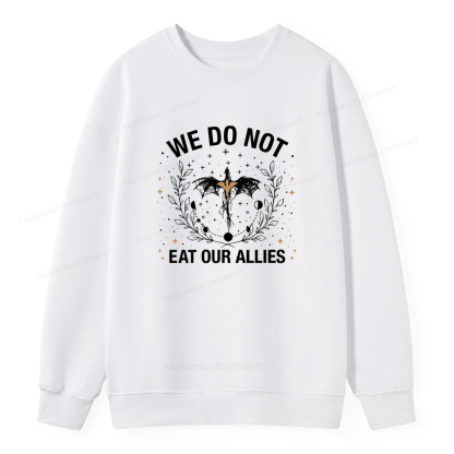 Pagewings We Do Not Eat Our Allies Unisex Classic Sweatshirt
