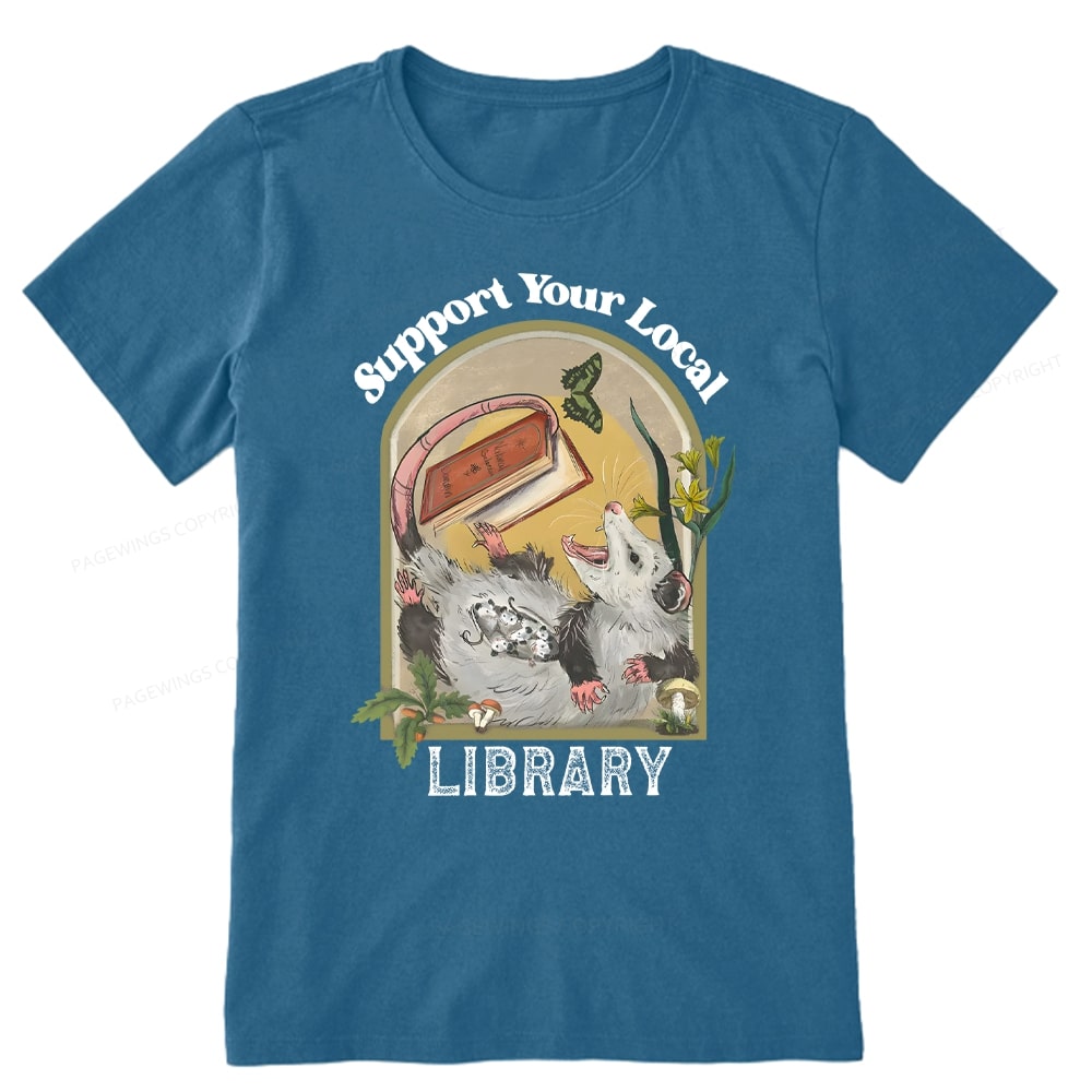 Pagewings Library Readers Make Leaders Jersey Short Sleeve Tee Unisex Classic T-shirt