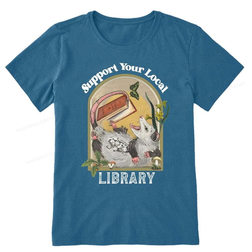 Pagewings Library Readers Make Leaders Jersey Short Sleeve Tee Unisex Classic T-shirt
