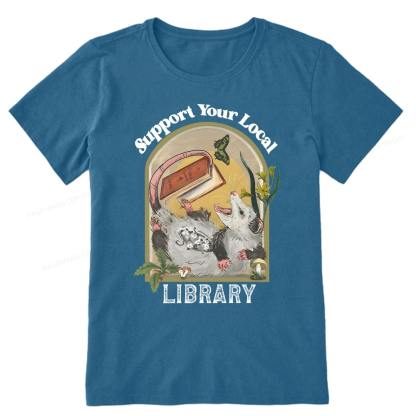 Pagewings Library Readers Make Leaders Jersey Short Sleeve Tee Unisex Classic T-shirt