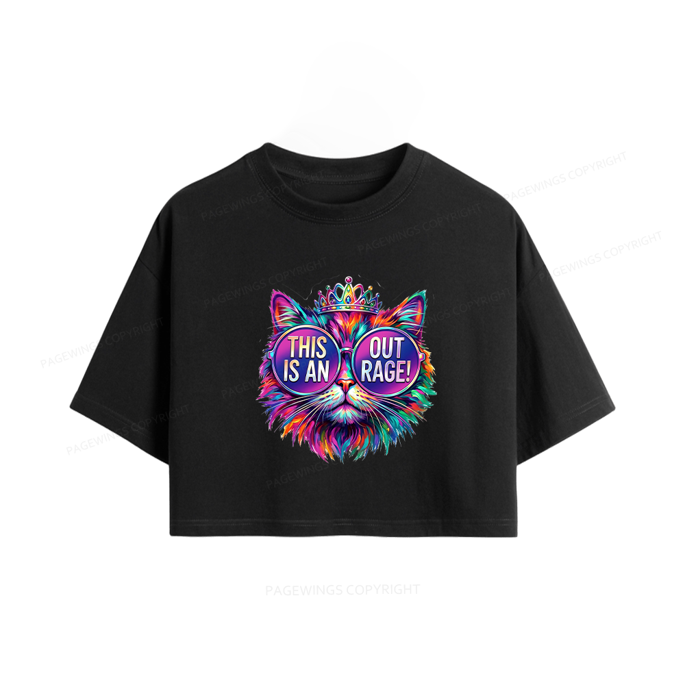 Pagewings Sci-Fi Book Lover Women Crop Tops