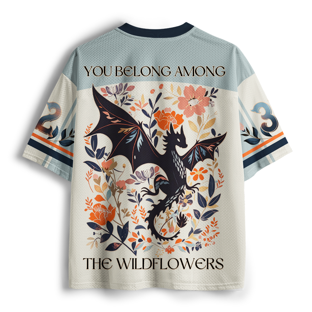 Pagewings Fantasy Book Lover Unisex Mesh Jersey