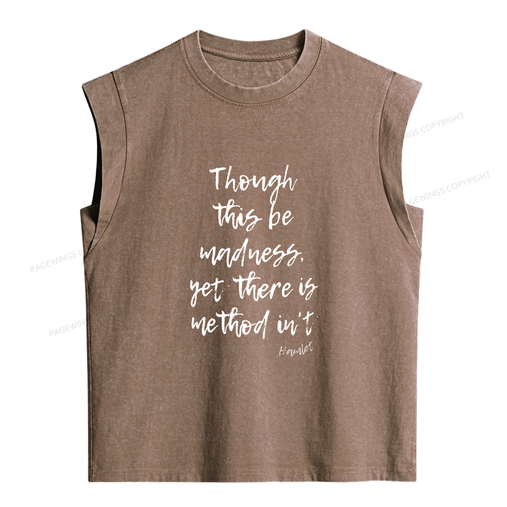 Pagewings Shakespeare Quotes Bookish Women's Washed Tank Top