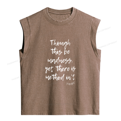 Pagewings Shakespeare Quotes Bookish Women's Washed Tank Top