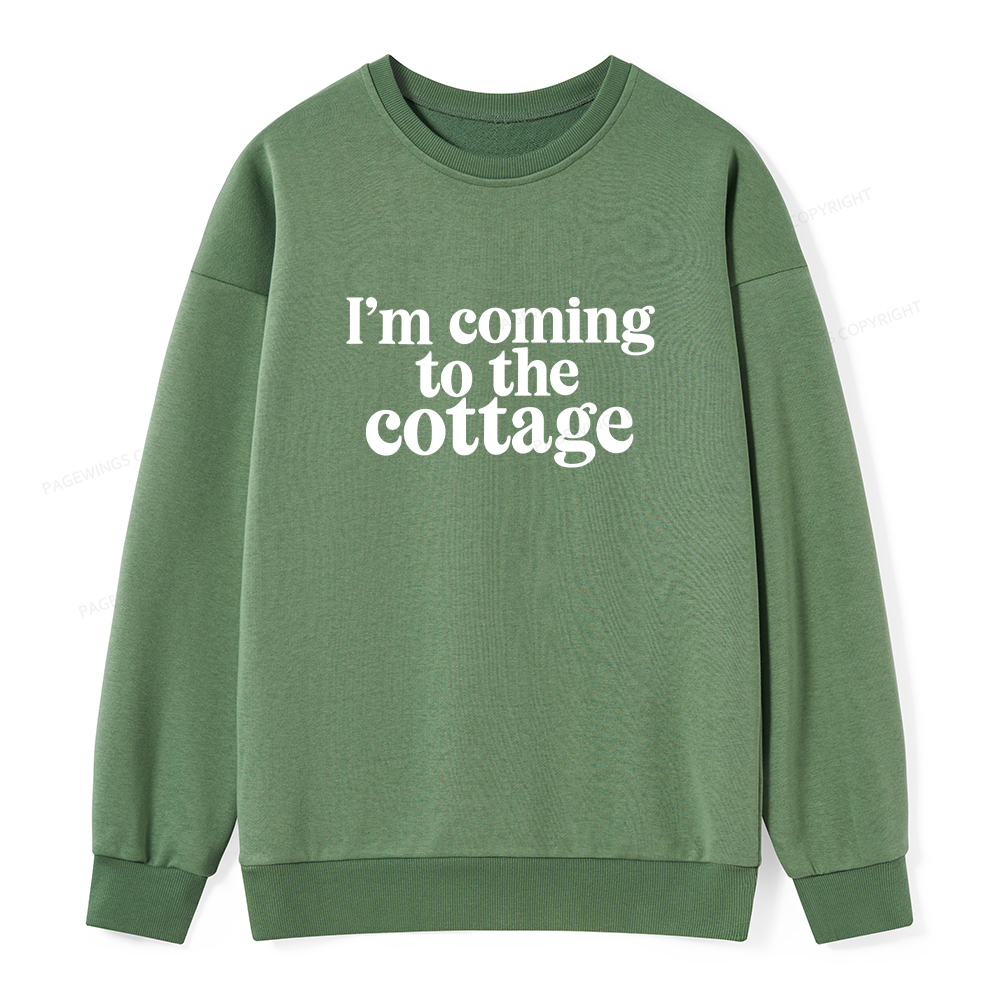 Pagewings I'm Coming To The Cottage Unisex Classic Sweatshirt