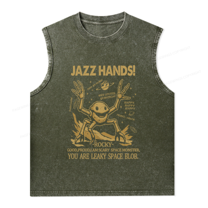 Pagewings You Sleep I Watch Unisex Washed Tank Top