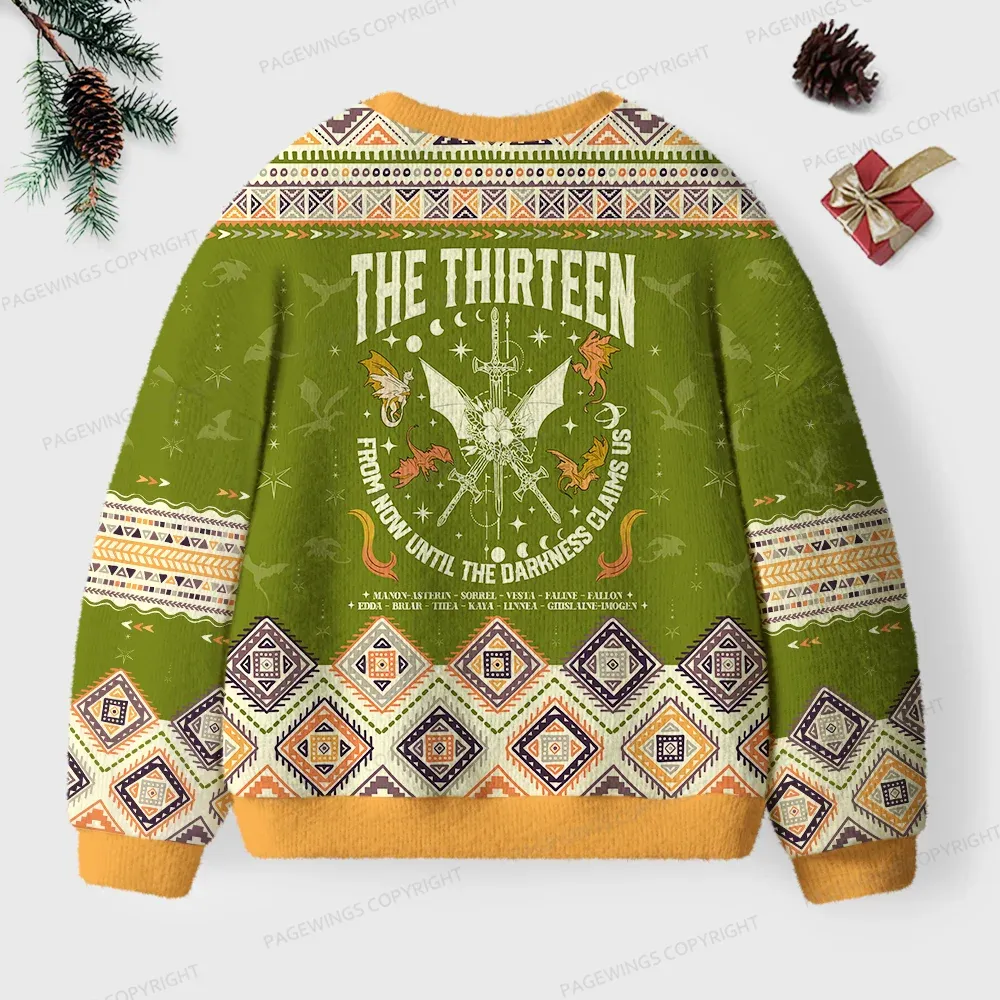 Pagewings The Thirteen Unisex Ugly Knit Sweatshirt