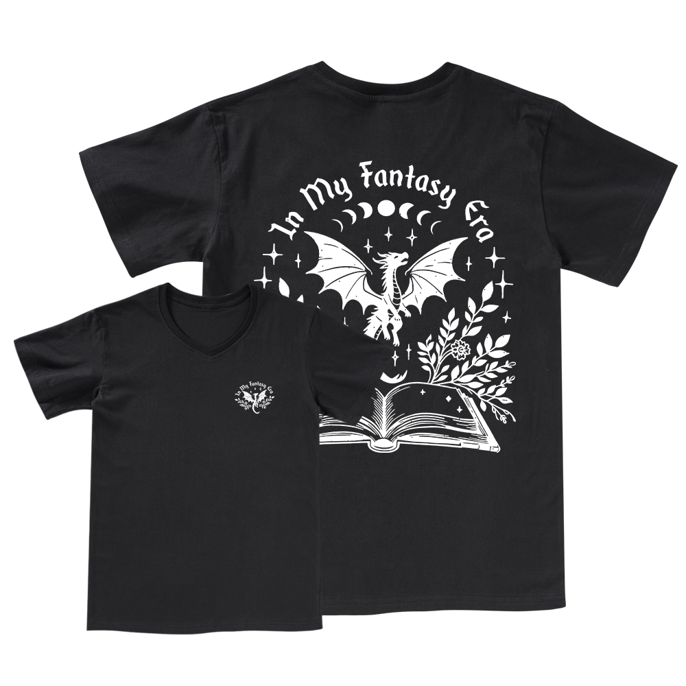Pagewings In My Fantasy Era V-neck T-shirt