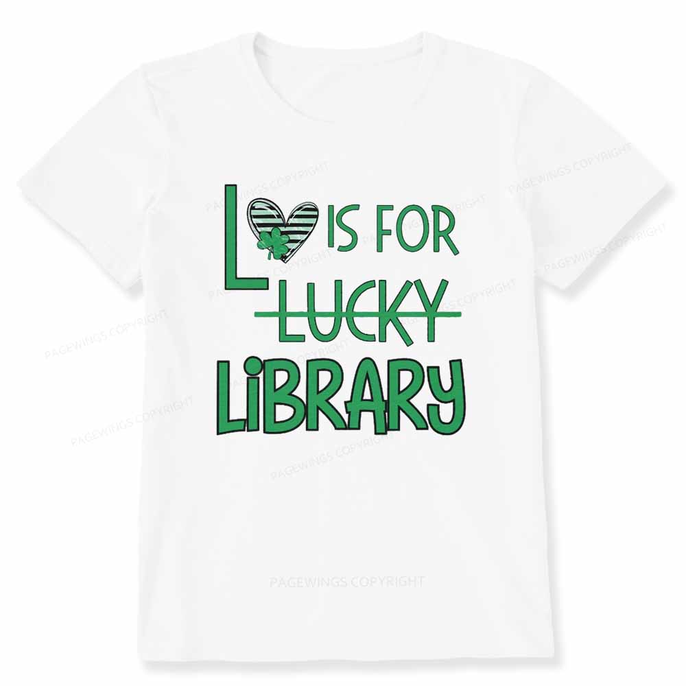 Pagewings St Patricks Day Librarian Tshirt Unisex Classic T-shirt