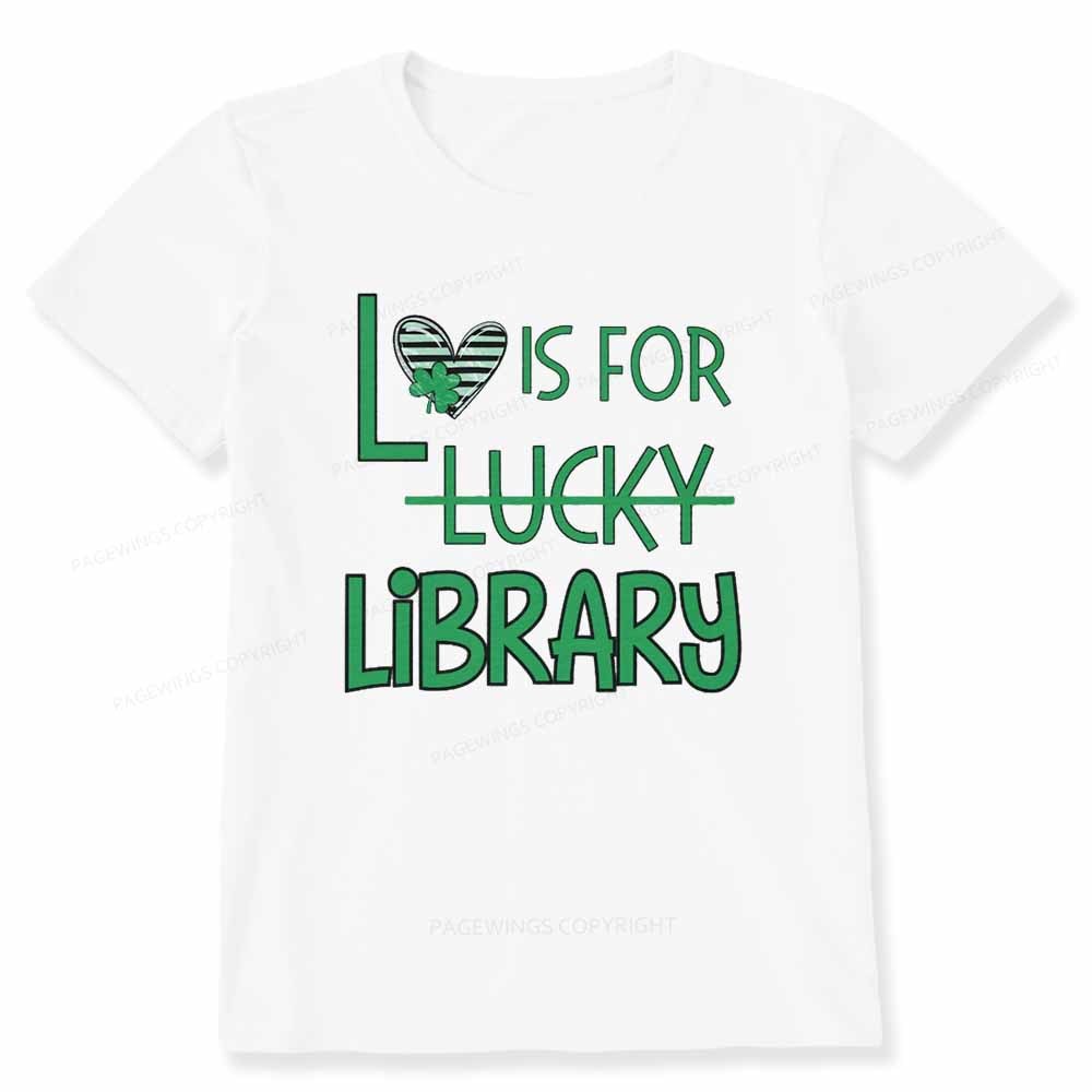 Pagewings St Patricks Day Librarian Tshirt Unisex Classic T-shirt