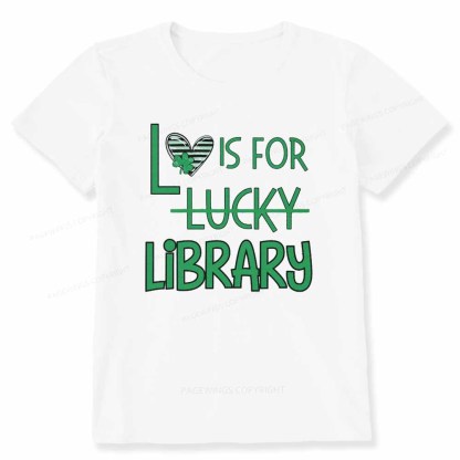 Pagewings St Patricks Day Librarian Tshirt Unisex Classic T-shirt