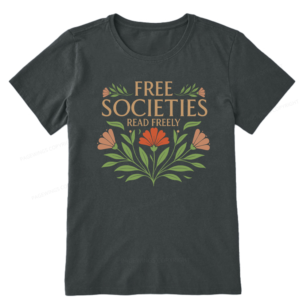 Pagewings Free Societies Read Freely Unisex Classic T-shirt